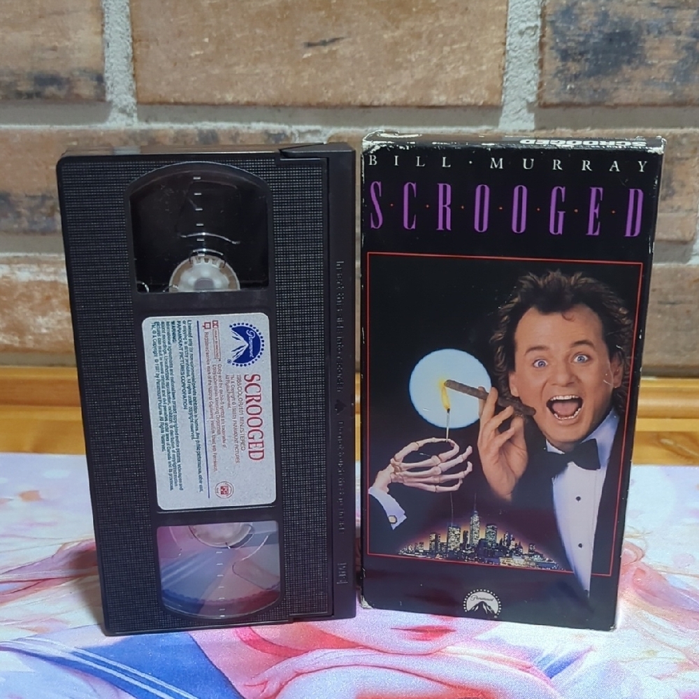 Scrooged VHS (1988) – Comedy/Fantasy Holiday Classic - Picture 9 of 10